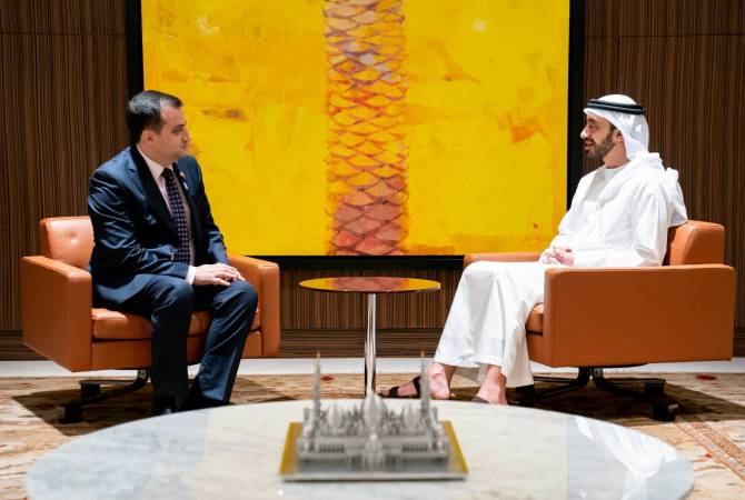 Armenian Ambassador hosted by UAE minister of foreign affairs and international cooperation
