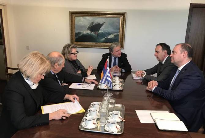 Armenia, Greece hold political consultations 
