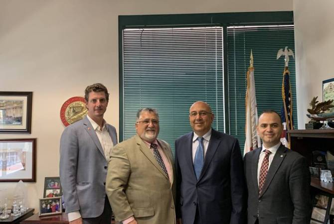 Armenia’s Consul General to LA meets with California State Senators 