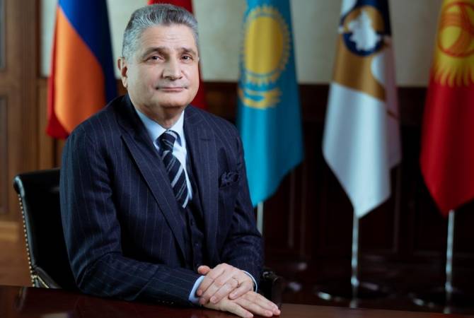 Председатель Коллегии Евразийской экономической комиссии Тигран Саркисян направил поздравительное послание