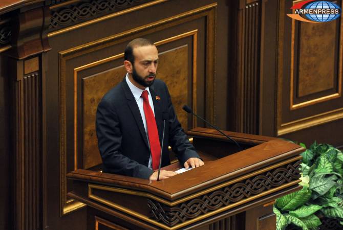 Le bloc «Mon pas» a présenté la candidature d’Ararat Mirzoïan au poste du Président de 
l’Assemblée nationale  