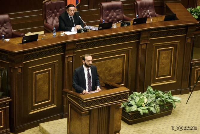 Candidate for Speaker Ararat Mirzoyan says is going to make Parliament more initiating