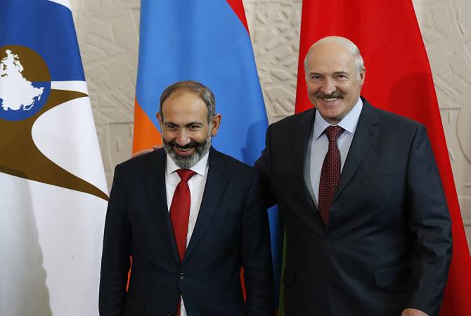 Alexander Lukashenko congratulates Nikol Pashinyan
