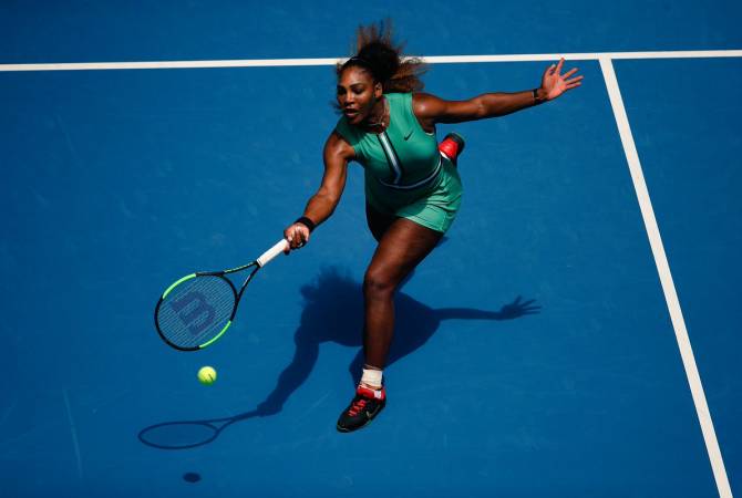 Серена Уильямс одержала победу и вышла во второй круг в Открытом чемпионате 
Австралии
