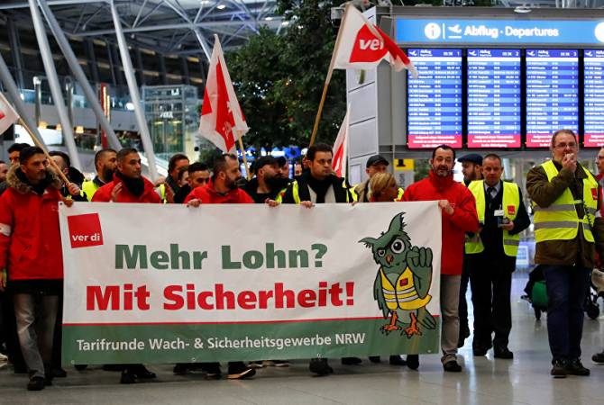 DPA: в восьми аэропортах Германии начались забастовки