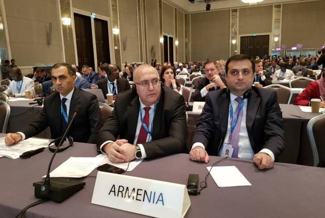 Գարեգին Բաղրամյանն Աբու Դաբիում մասնակցել է Վերականգնվող էներգիայի 
միջազգային գործակալության ասամբլեայի 9-րդ նստաշրջանին

