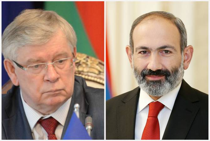 Valery Semerikov a félicité Nikol Pashinian pour sa nomination au poste de Premier ministre 
d'Arménie