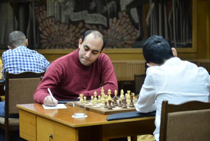 В мужском первенстве  по шахматам лидирует Арман Пашикян