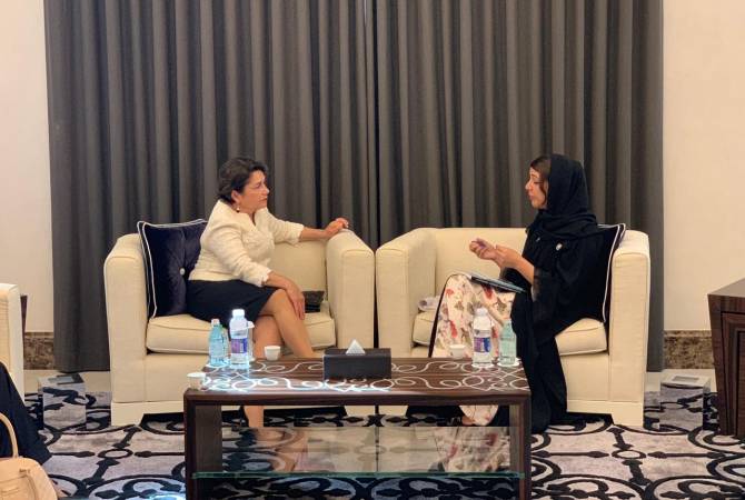 UAE State Minister invites Armenian President’s spouse to attend upcoming Dubai Book Festival