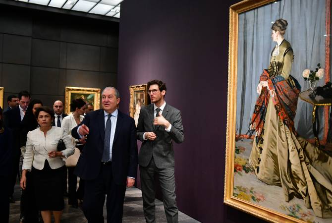 Армянское искусство обязательно должно быть представлено здесь: президент Армении 
Армен Саркисян посетил музей Лувр Абу-Даби


