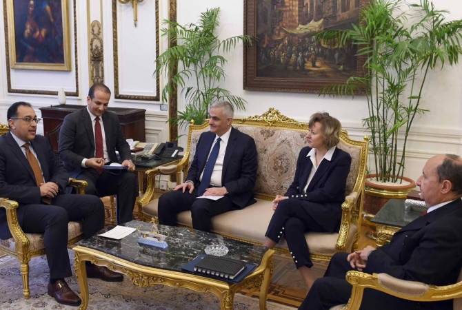 Եգիպտոսի վարչապետը բարձր է գնահատել ՀՀ փոխվարչապետ Գրիգորյանի  դերը 
Եգիպտոս-ԵԱՏՄ ազատ առևտրի համաձայնագրի բանակցություններում