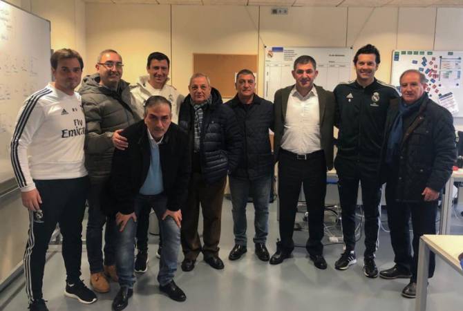 Тренеры сборной Армении посетили спортбазу «Реала» 
