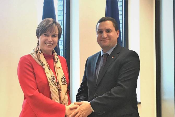 Посол Армении в  Нидерландах встретился с  исполнительным директором Европола