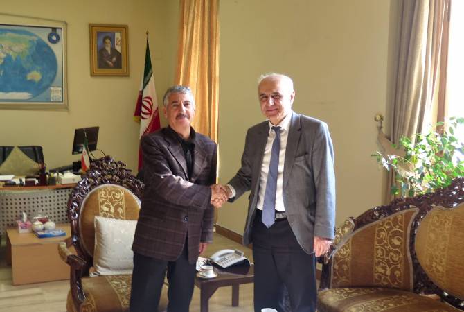 L'Ambassadeur Artaches Toumanian a rencontré le représentant du ministère iranien des 
Affaires étrangères
