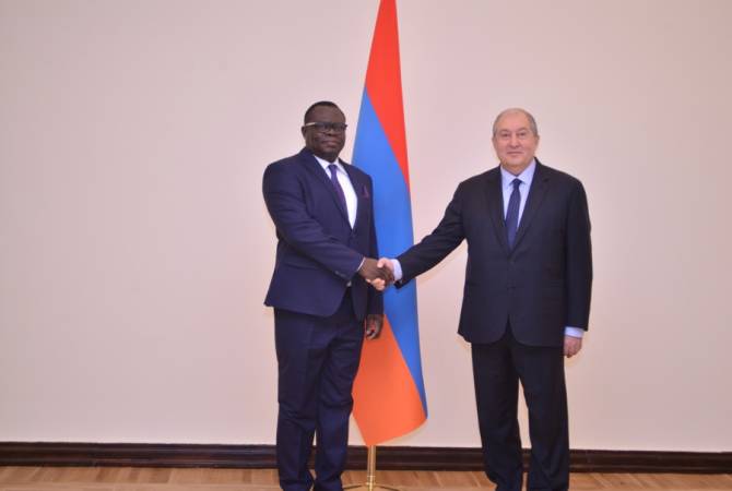 Armenia seeks to boost cooperation with francophone African countries, Sarkissian tells new 
Beninese ambassador 