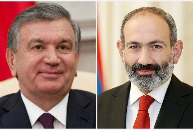 Le Président de la République d'Ouzbékistan a adressé un message de félicitations à Nikol 
Pashinyan pour sa nomination au poste de Premier ministre 