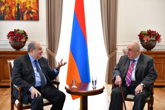 Armen Sarkissian: «La synthèse de la science et de la politique est particulièrement importante 
pour l'avenir»
