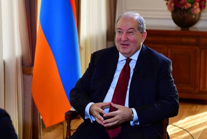 الناس متفائلة جداً بمستقبل أرمينيا- مقابلة رئيس الجمهورية أرمين سركيسيان لمجلة CFI الشهيرة-