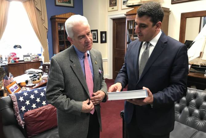 Armenian ambassador holds meeting with US Congressman Jim Costa 