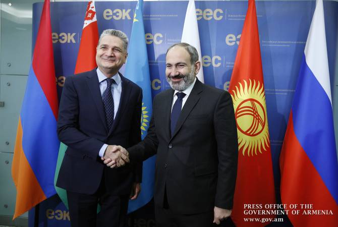 Премьер-министр Никол Пашинян представил приоритеты председательства Армении в ЕАЭС