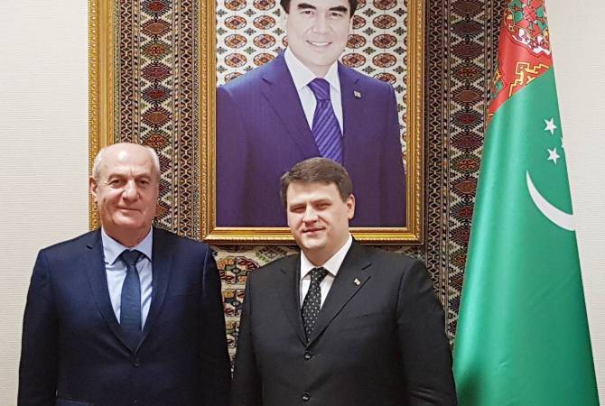Посол Бадалян провел встречу с главой  госконцерна «Туркменгаз»