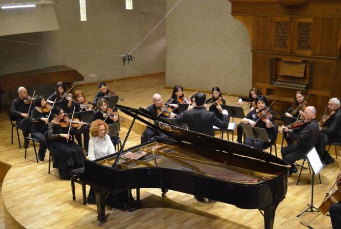  Կամերային նվագախմբի «Իտալական մոտիվներ» համերգին հանդես է եկել  
դաշնակահար Ռիտա Կուչեն