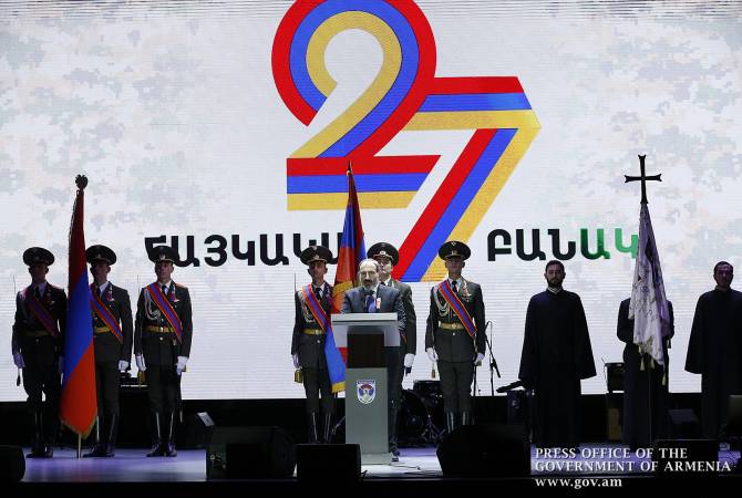  Мы никому не уступим эту победу. Выступление Пашиняна в День Армянской армии  