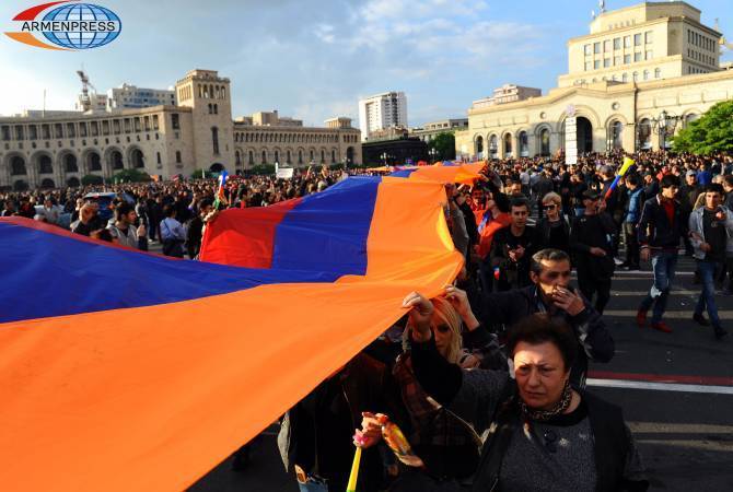فريدوم هاوس للحرية تدرج أرمينيا في الدول التي سجلت تقدماً كبيراً بالديمقراطية في 2018