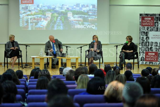 BBC “World Questions” stops in Yerevan