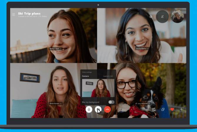 В Skype появилась функция размытия фона