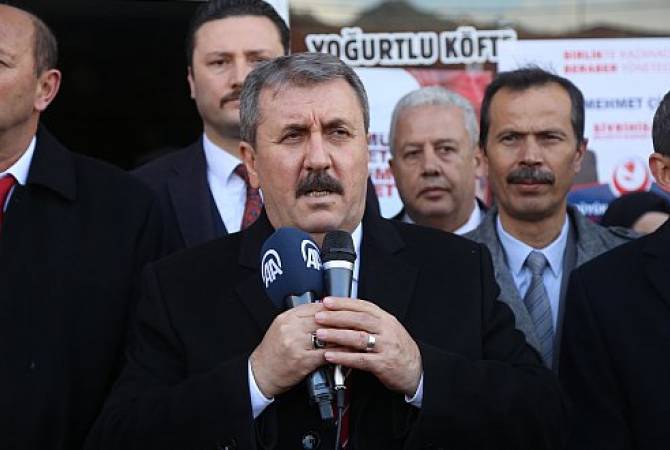 Թուրքական ազգայնական «Մեծ միասնություն» կուսակցության առաջնորդը հանդես է 
եկել հայերի վերաբերյալ բացահայտ ֆաշիստական հայտարարությամբ 
