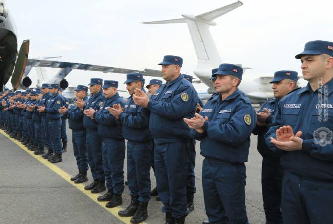 Secours humanitaire de l’Arménie en Syrie:un groupe de spécialistes arméniens arrivé à Alep  
