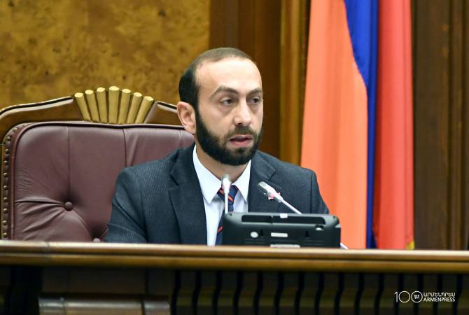 Speaker of Parliament Mirzoyan departs for Artsakh on working visit