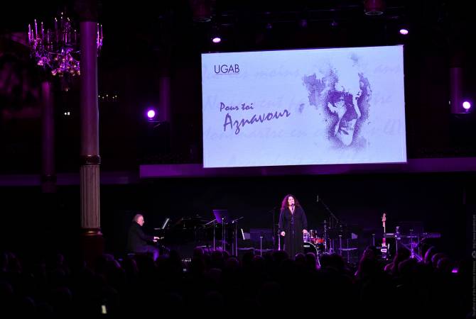 Армен Саркисян присутствовал на концерте  памяти  Шарля  Азнавура