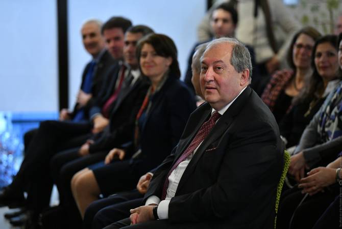 President Sarkissian attends AGBU 90th General Assembly in Paris