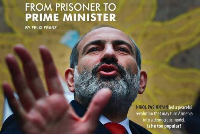 Le journal d’actualité «Christian Science Monitor» a consacré un grand article à la révolution et 
au Premier ministre arménien
