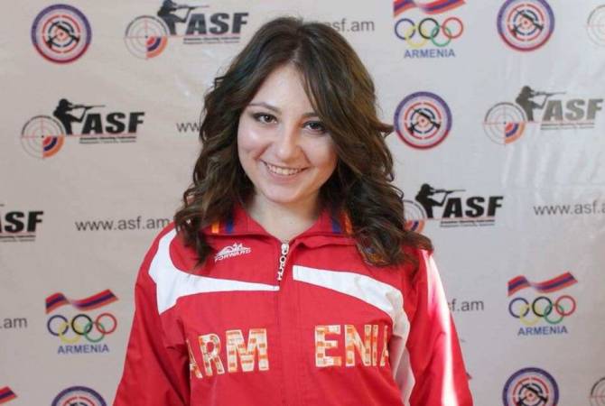 عضوة منتخب أرمينيا للرماية ألميرا كارابيتيان تحرز ميدالية فضية في البطولة الدولية للرماية بالكويت
