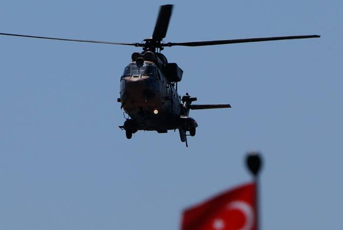 В Стамбуле потерпел крушение военный вертолет