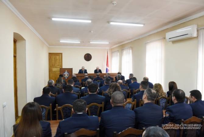 Бако Саакян принял участие в заседании коллегии прокуратуры по обобщению итогов 
деятельности 2018 года