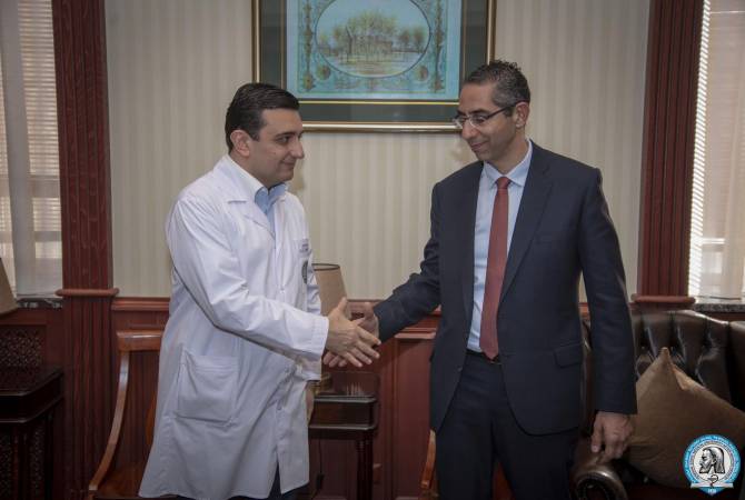 Defense minister of Cyprus visits military rehab facility in Yerevan 