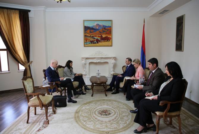 Секретарь Совета безопасности Армении встретился с руководителем Информационного 
бюро НАТО на Южном Кавказе


