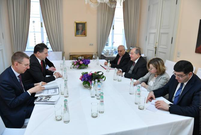 Armenia and Latvia eye enhancement of cooperation 