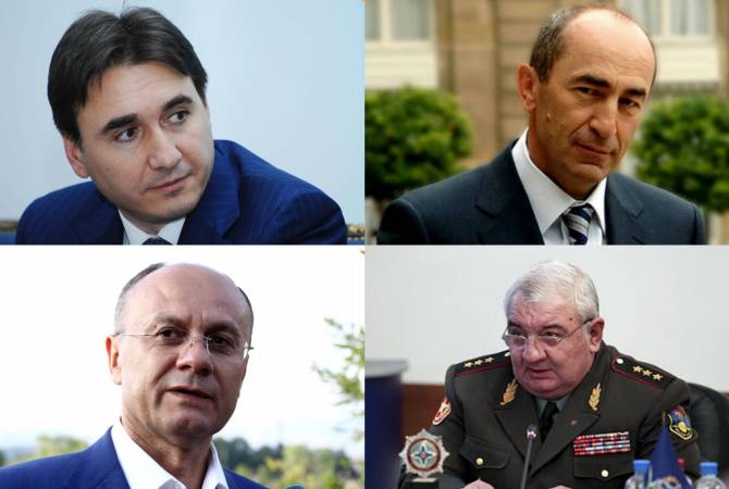 Preliminary investigation into Robert Kocharyan’s and 3 other former top officials’ cases over- 
indictments filed 