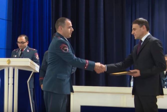 Yerevan PD cop named Police Officer of the Year of Armenia 