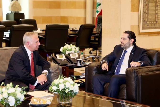 Le Premier ministre libanais visitera l'Arménie;  Saad Hariri a reçu l'Ambassadeur Atabekian
