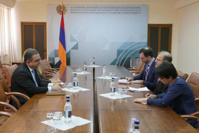 Տիգրան  Խաչատրյանը և ԱՄՆ գործերի ժամանակավոր հավատարմատարը քննարկել են 
տնտեսական համագործակցությանն առնչվող հարցեր

