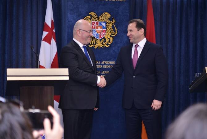 أرمينيا وجورجيا توقعان على برنامج التعاون العسكري لعام 2019