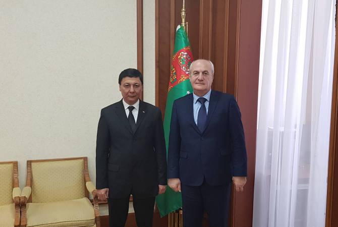 Обсуждается возможность открытия Армянского торгового дома в Туркменистане