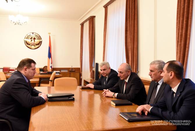 Artsakh’s President receives chairman of Investigative Committee of Armenia