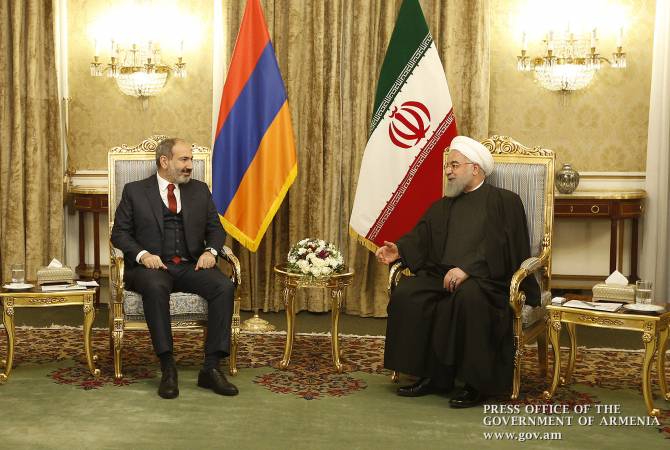 Pashinyan, Rouhani discuss multiple cooperation directions in Iran 